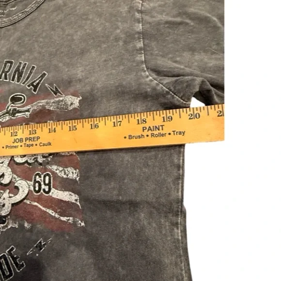 Caution To The Wind Charcoal California Riders Tee - Picture 5 of 5